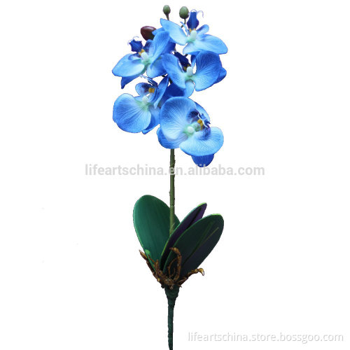 high quality cheap artificial flower 40cm silk orchid with or without pot